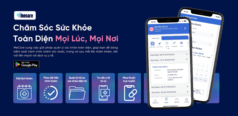 app đặt lịch khám